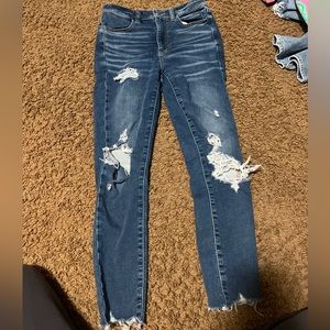American Eagle Dark Wash Skinny Jeans